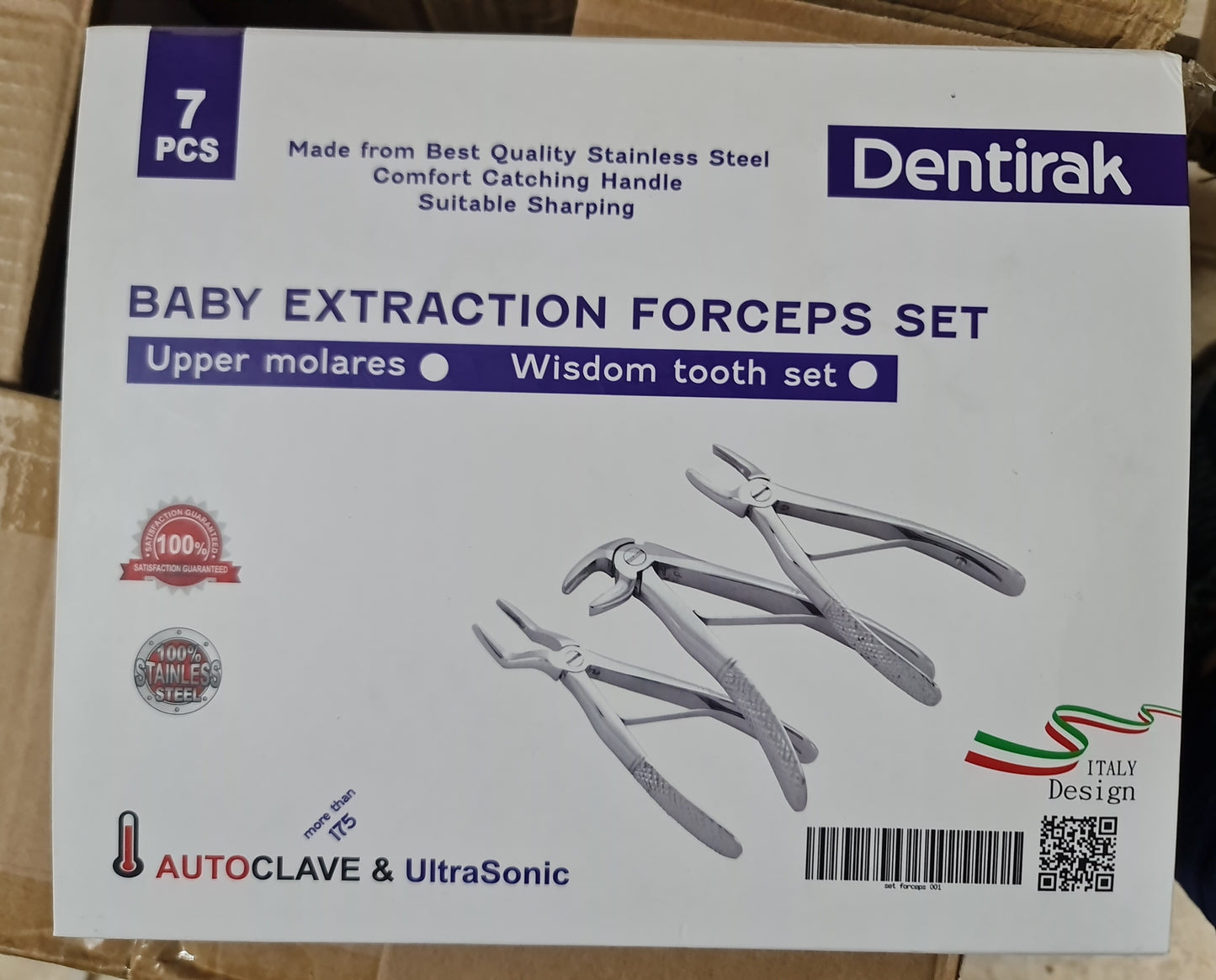 Pedo. Forceps kit