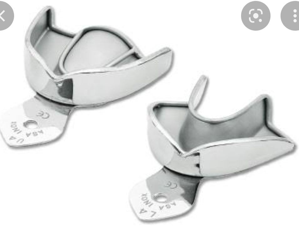 S.s impresion trays kit size ( M )