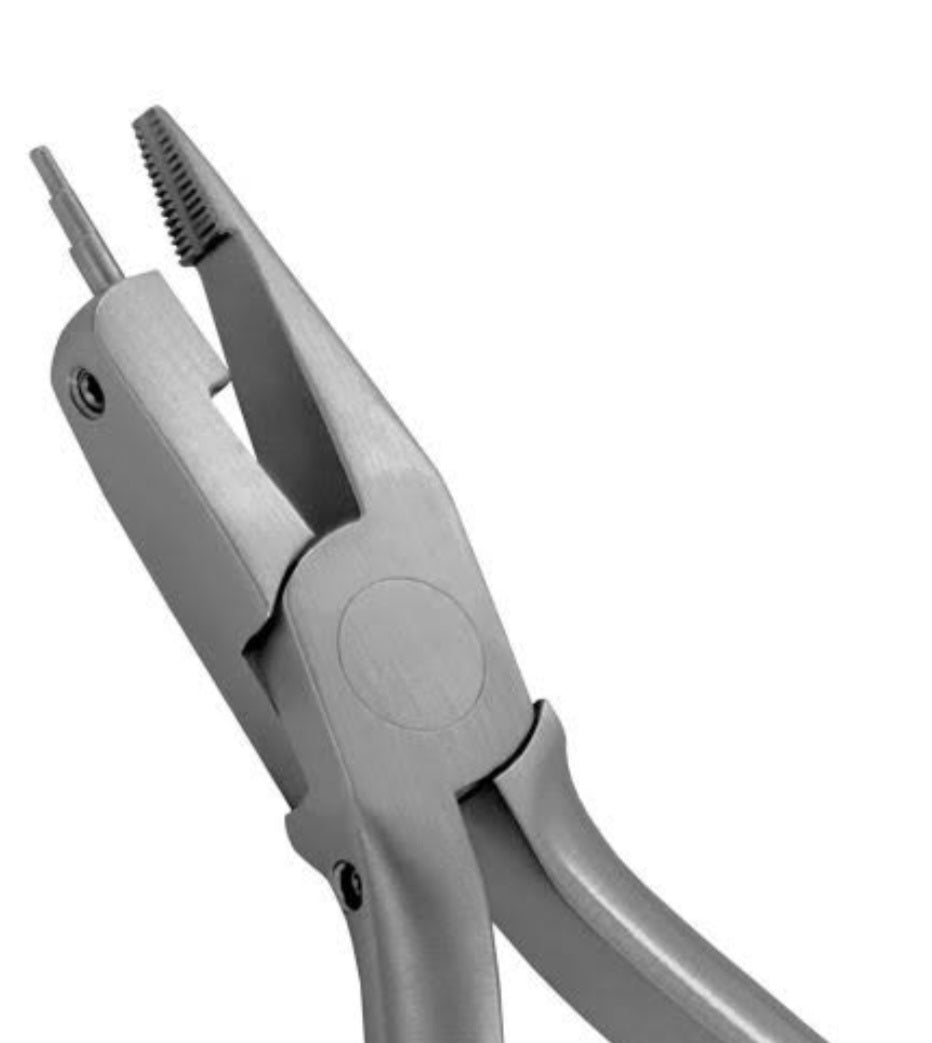 Omega loop forming plier