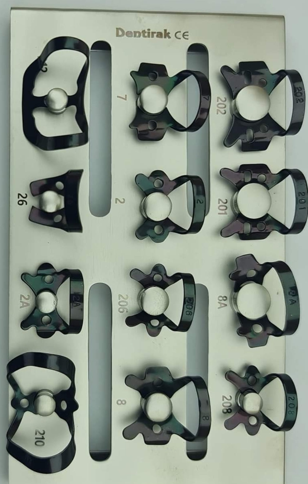 Rubber dam clamps set (12pcs)