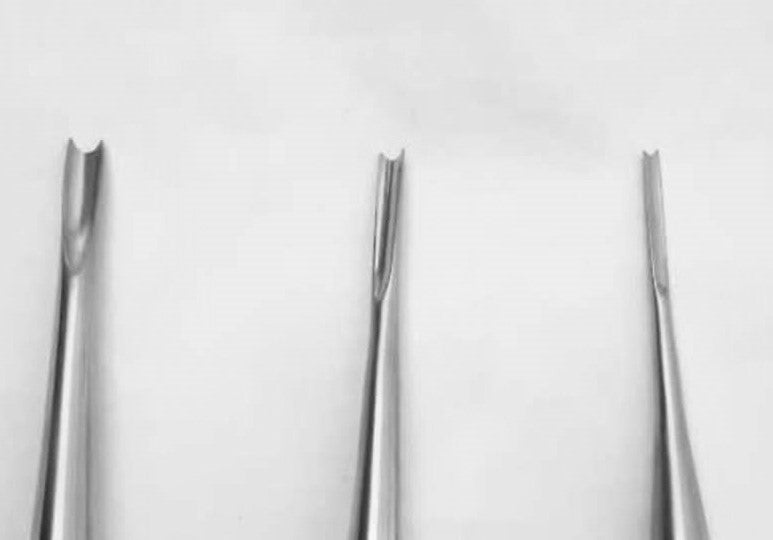 double pointed jaw Chisel ( copland ) set