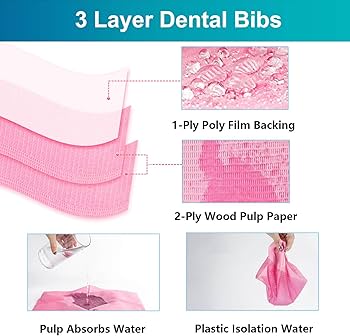 Dental bibs   125pcs per pack