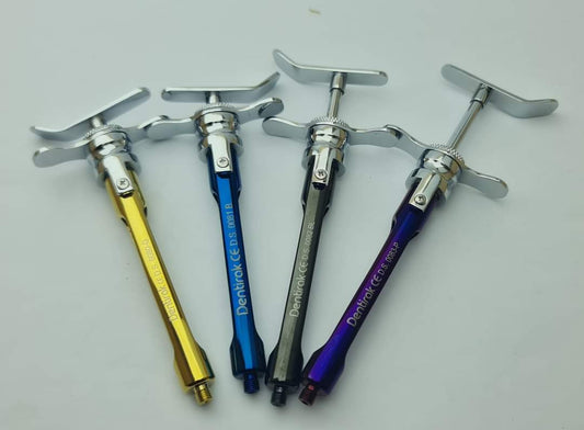 # Colored dental syringe 2.2ml aspirting
