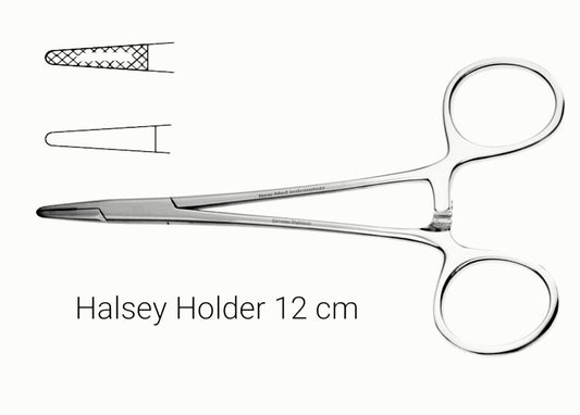 # Halsey Holder 12 cm (Serrated)