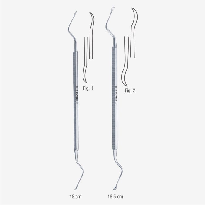 Lucas Bone Curette كيوريت جراحي