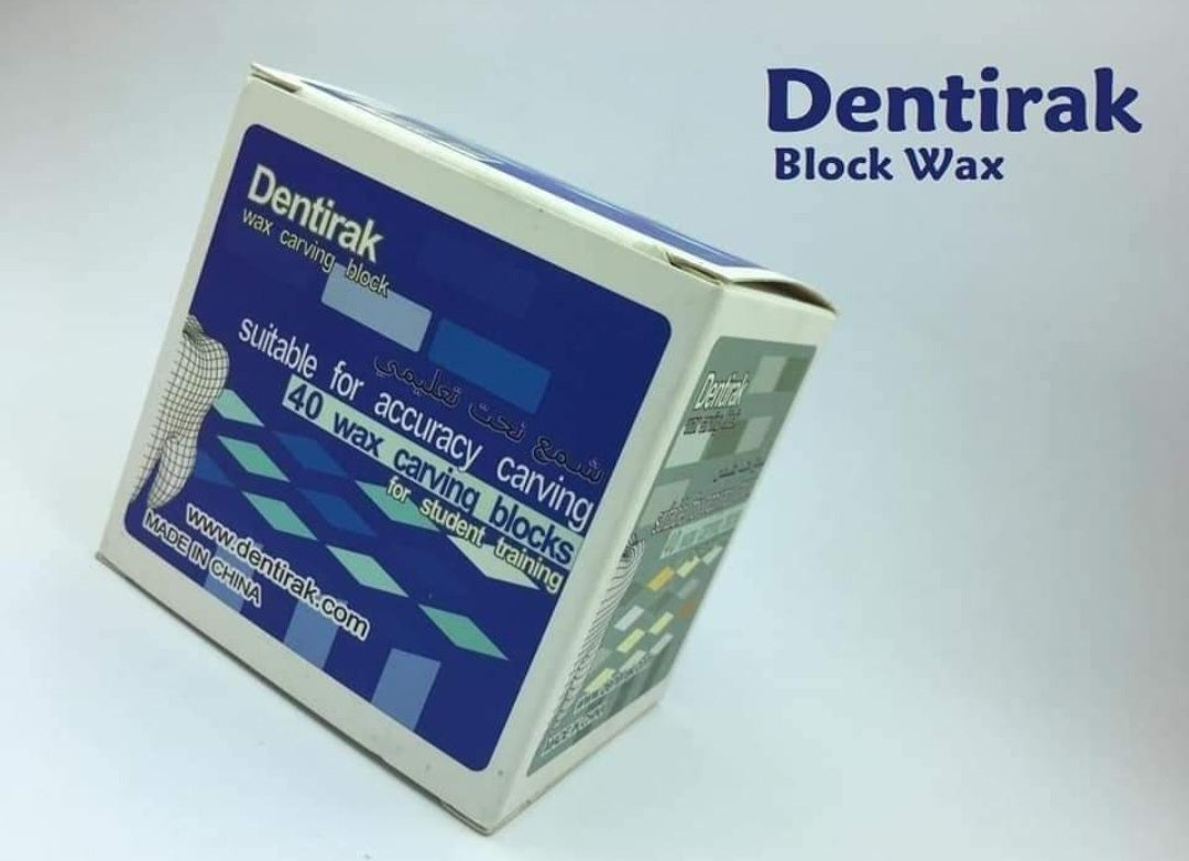 Wax carving block