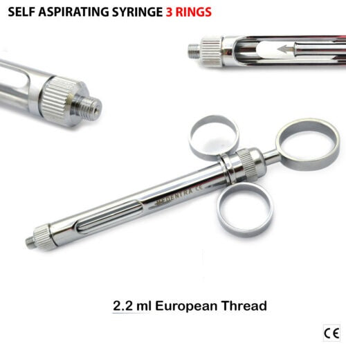 # Self Aspirating Syringes 2.2 ml